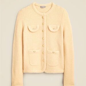 Textured sweater lady jacket